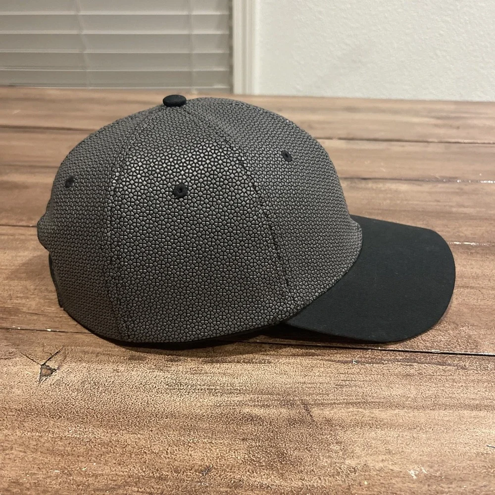 Hex Armor With Super Fabric Cap Hat Adult Adjustable Gray Black Plastic‎ Poly